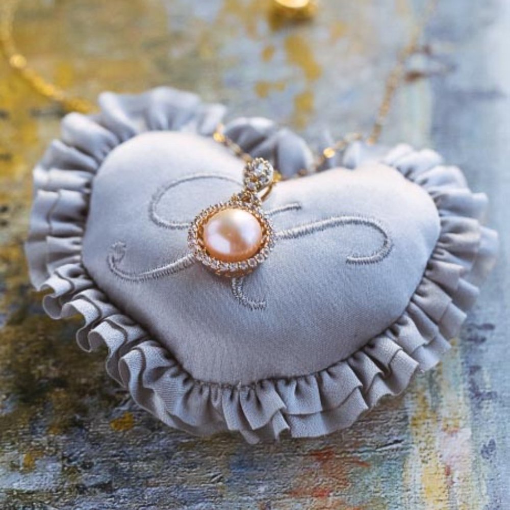 Genuine Freshwater Pearl Gold Vermeil Necklace Chain for her Pearl Lovers - Picture 5 of 6